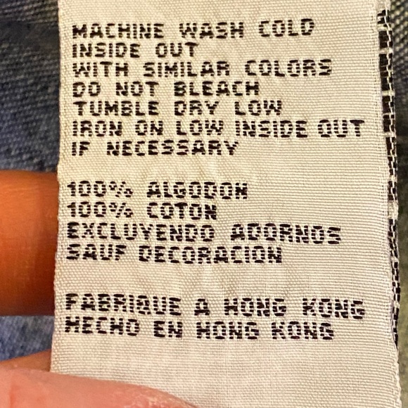 Avirex Distressed Stonewashed Denim Jean Jacket w Embroidery / Stitching / M - Picture 16 of 16